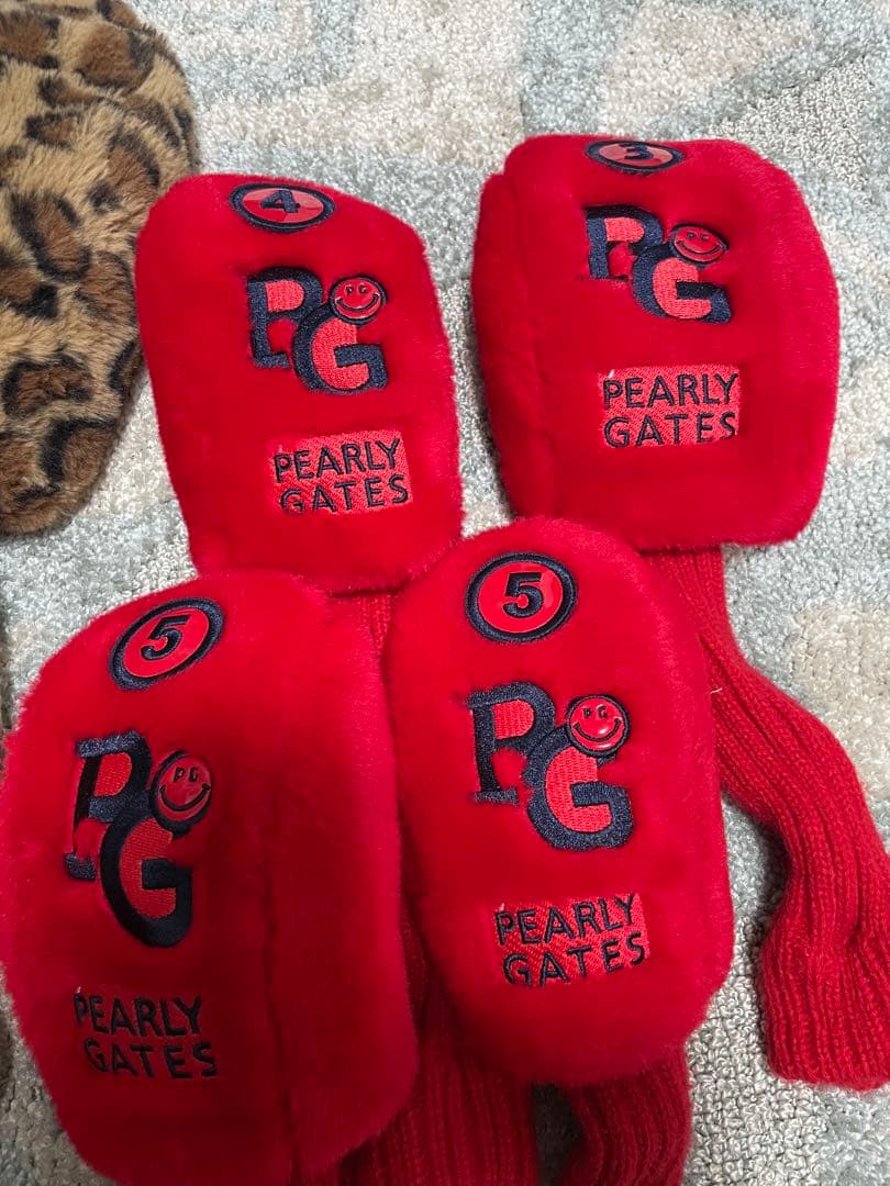 PEARLY GATES キャディバッグ キャスター付き ヘッドカバーセット