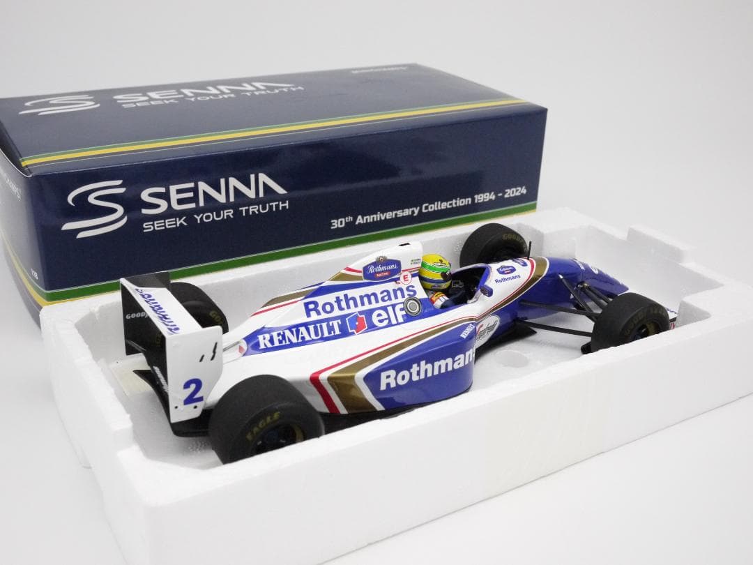 1/18 ウィリアムズ FW16ラストレース ロスマンズ アイルトン セナ