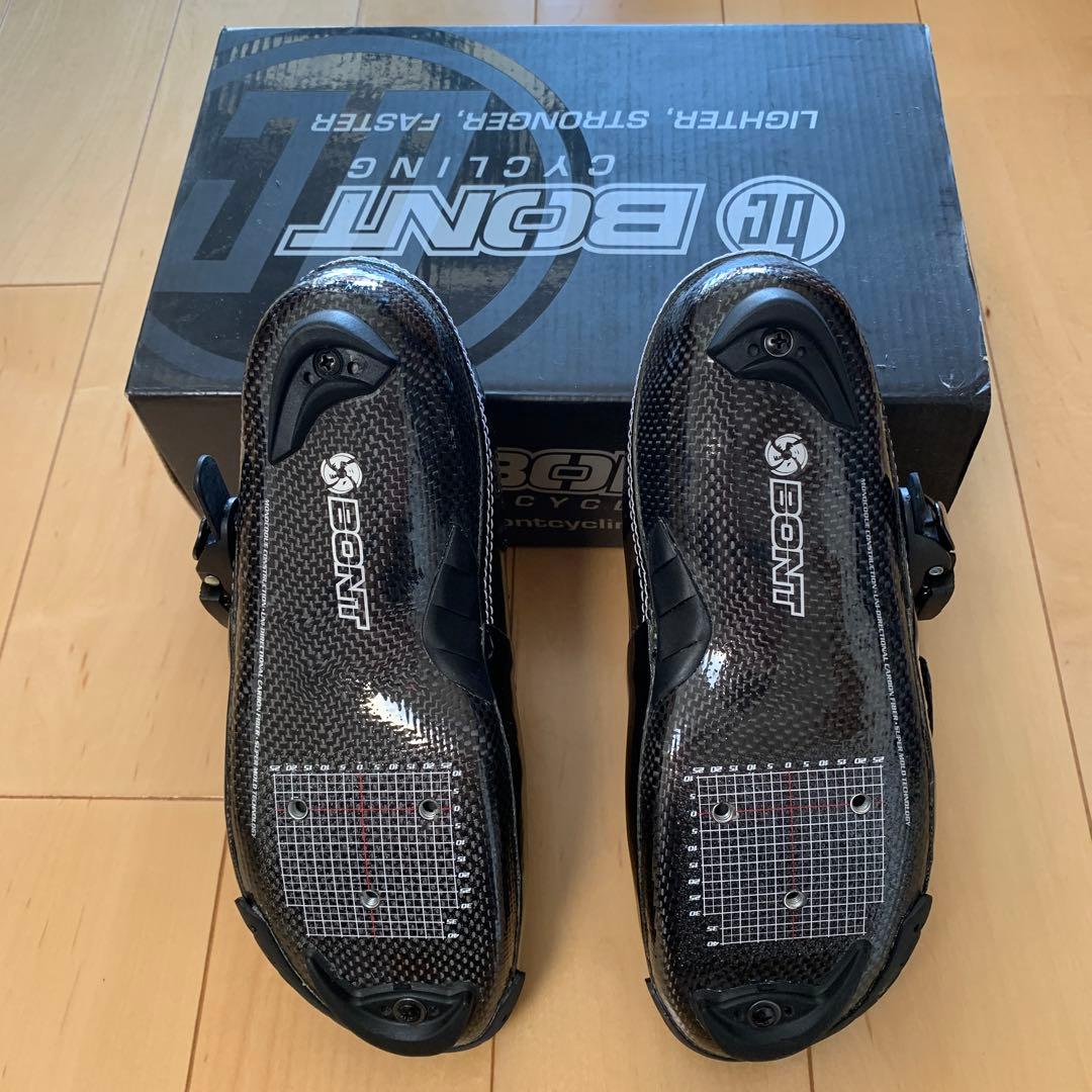 BONT サイクリングシューズ ブラック 取り付けパーツ付き