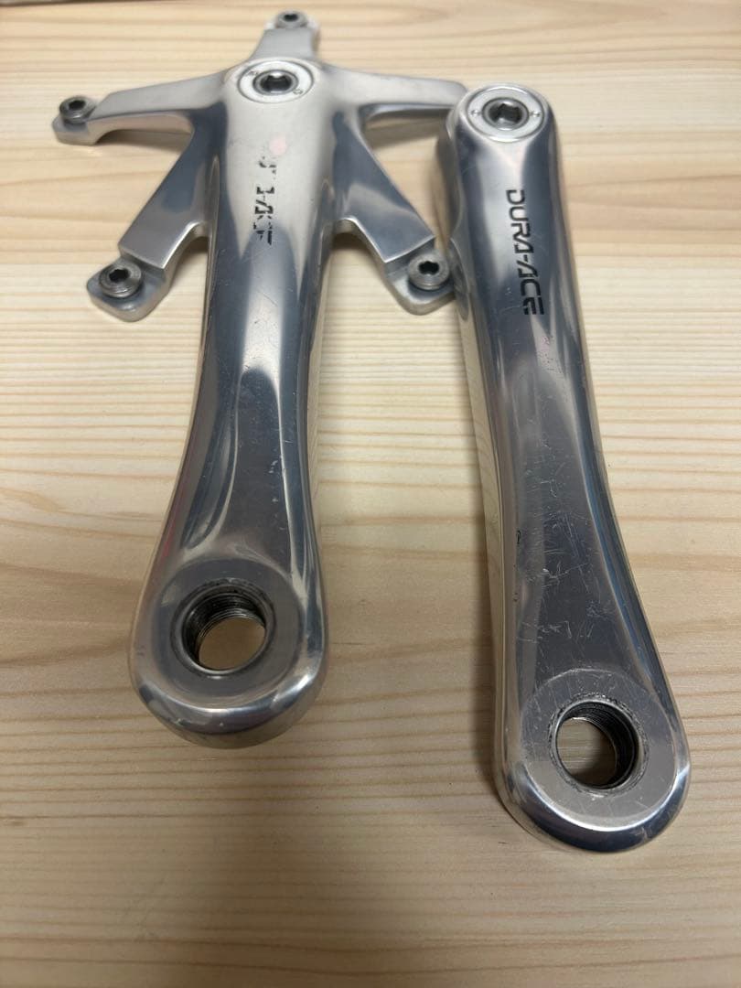 競輪-njs DURA-ACE クランクセット 170mm ピスト