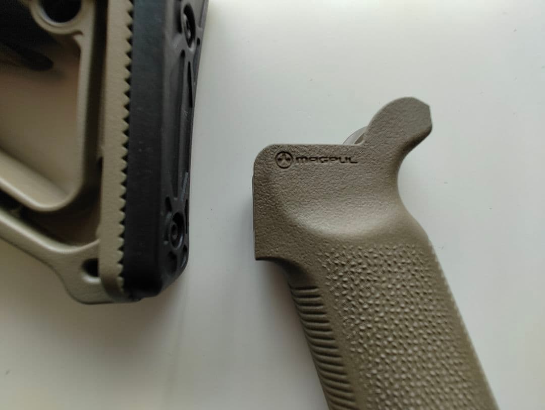 【実物パーツ】Magpul　CTRストック　K2グリップ【セット販売のみ】