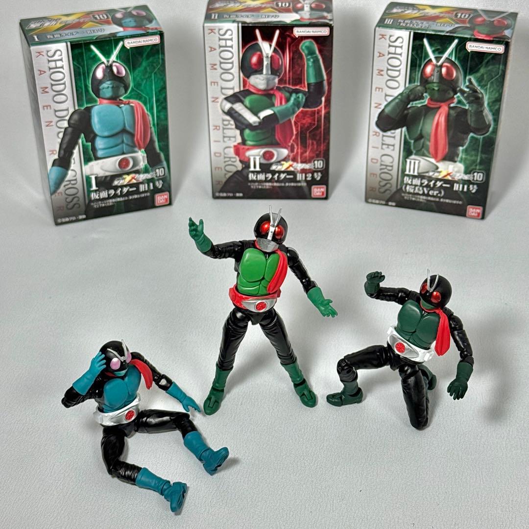 掌動-XX 仮面ライダー10 フィギュア 7体セットSHODO-XX