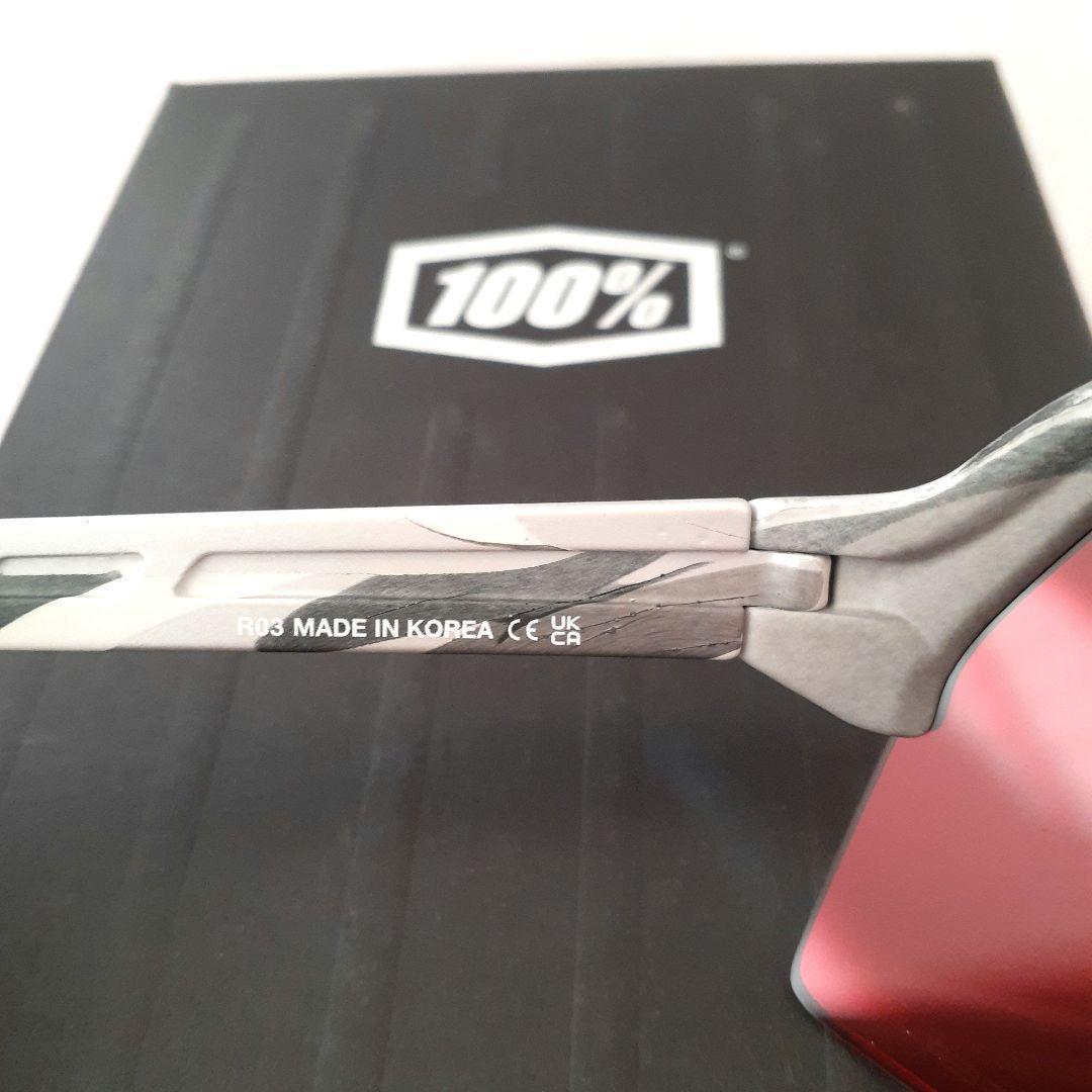 売約済み 100% S3 Grey Camo ワンハンドレッド サングラス