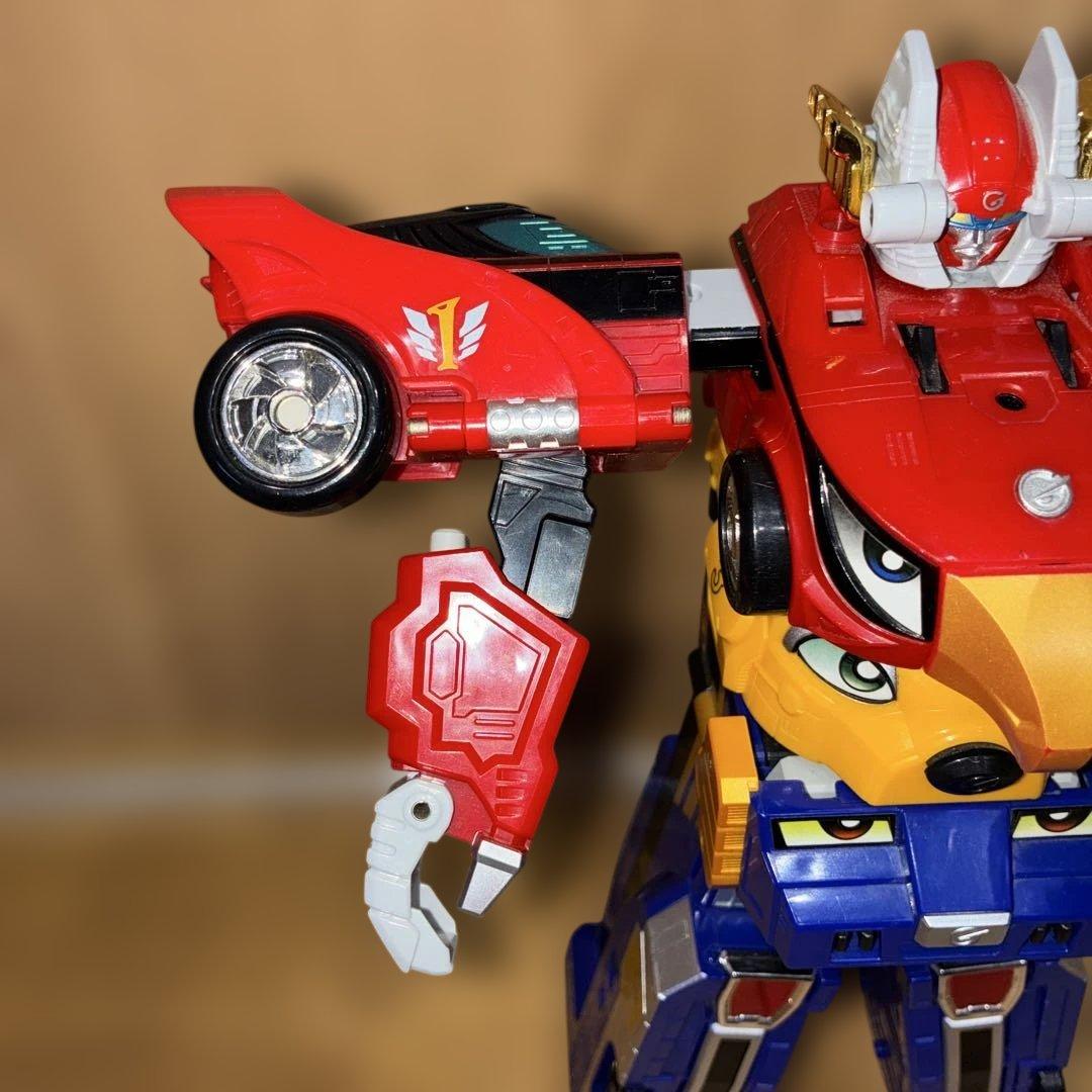 【当時物】炎神戦隊ゴーオンジャー DXエンジンオー　合体ロボ　レトロ　美品