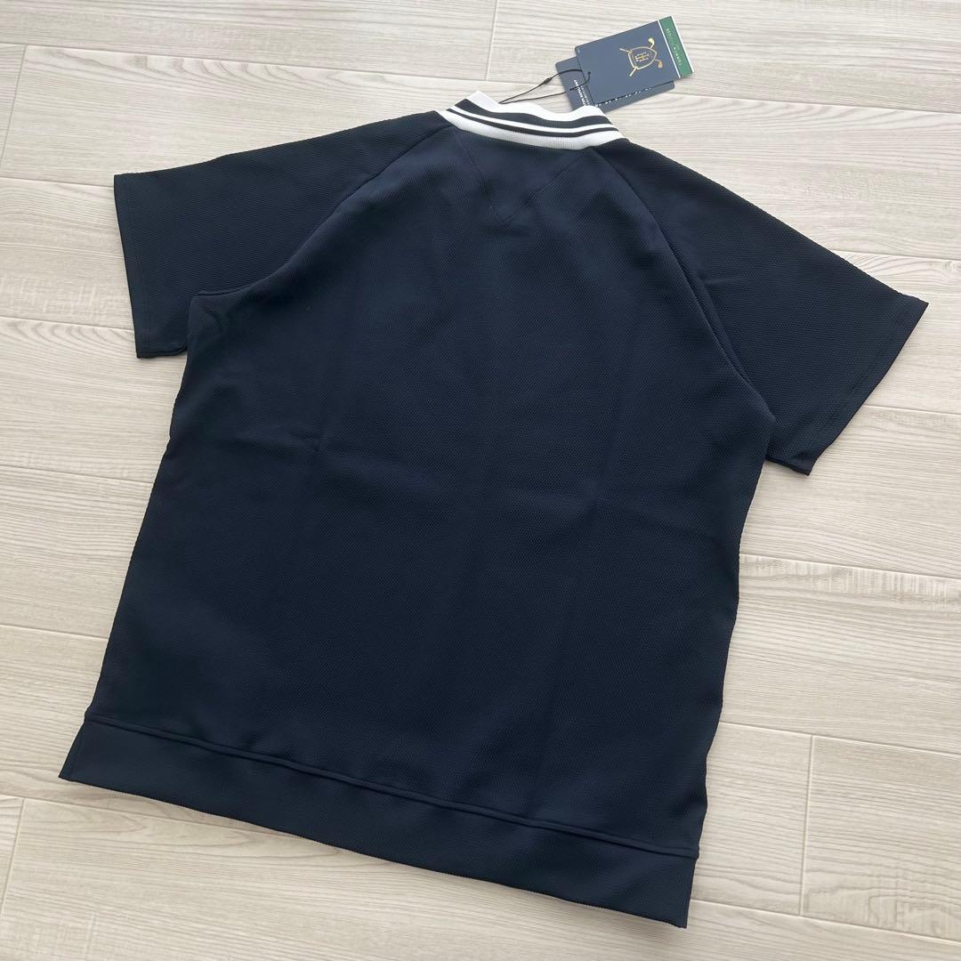 新品　トミーヒルフィガーゴルフ　モックネック　半袖シャツ　カットソー　Lサイズ