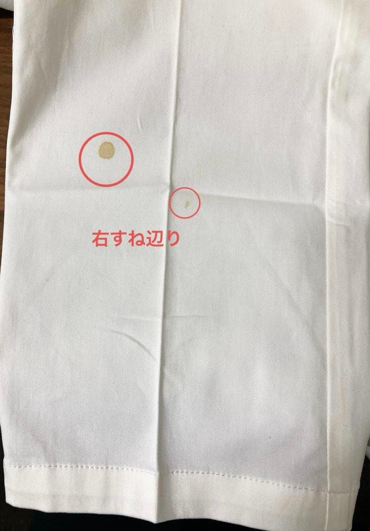 タグ付き　HALYRUID　ホワイト　メンズストレットパンツ　Lサイズ