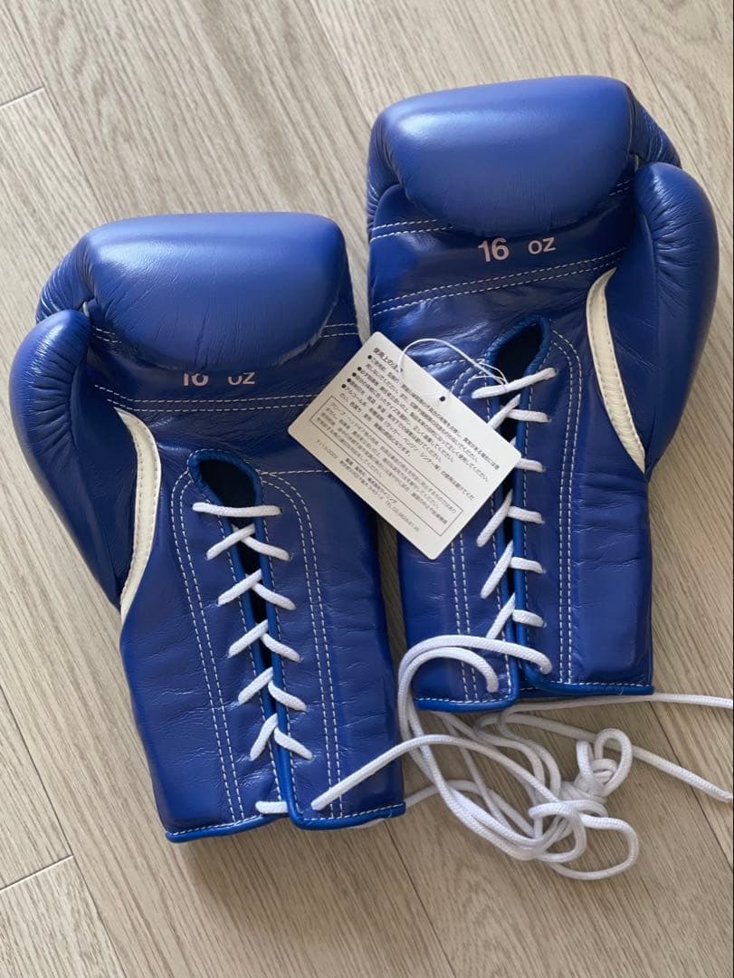 【新品】Winning プロフェッショナルタイプ 16オンス ヒモ式 ブルー