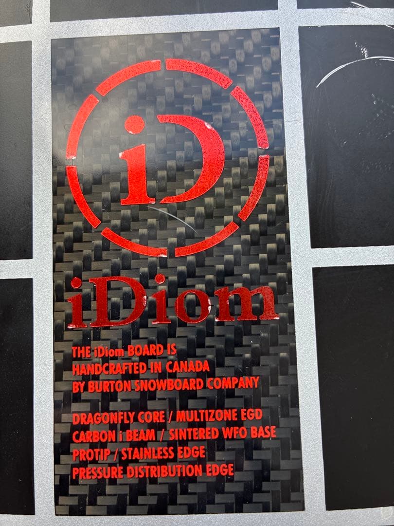 最終】BURTON idiom 154 藤原ヒロシ 希少 キャンバー　ディスク付