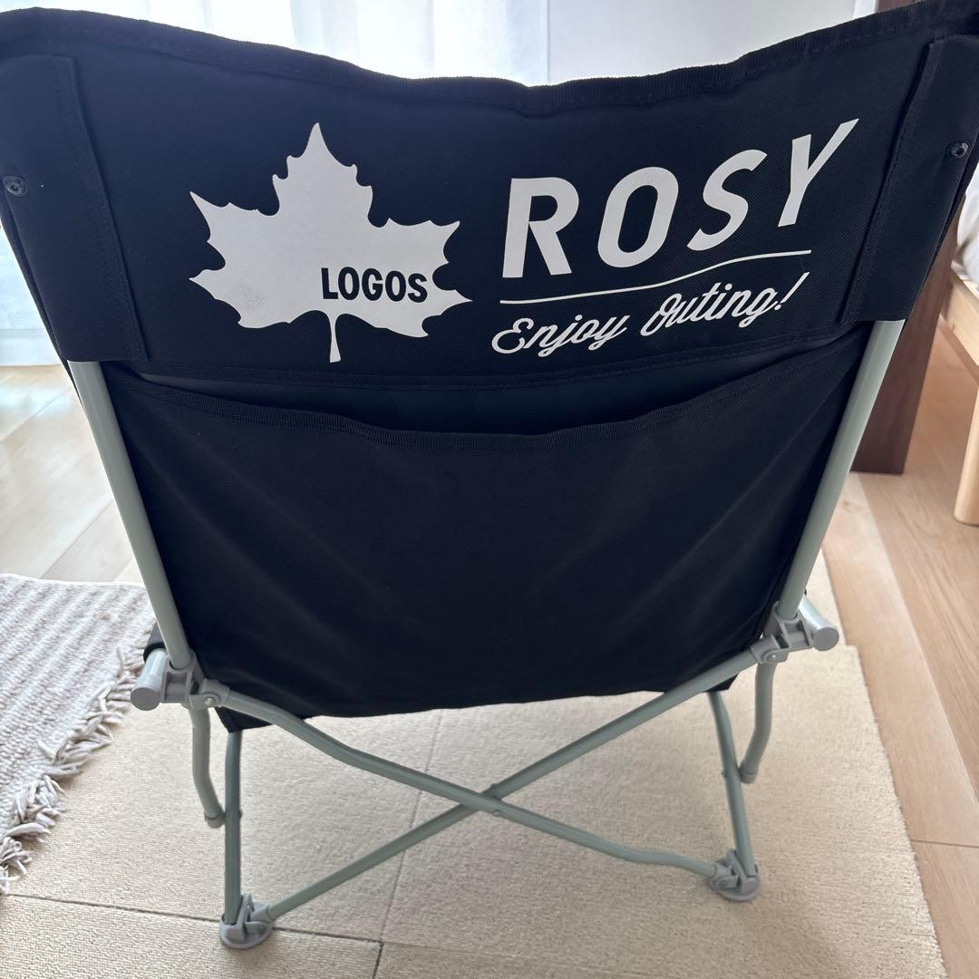 LOGOS ROSY アウトドアチェア ブラック