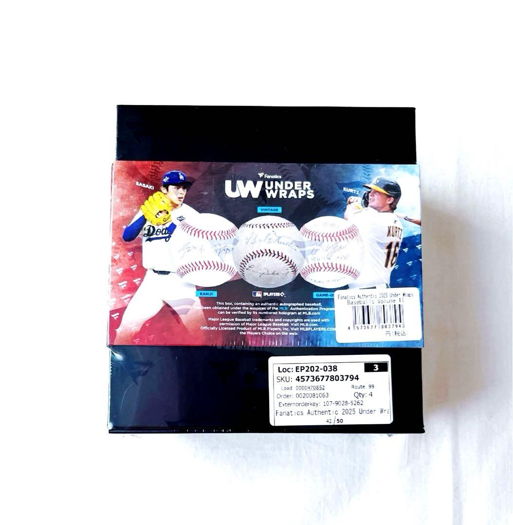 2025 UNDER WRAPS MLB BASEBALL VOL.Ⅱ 1box