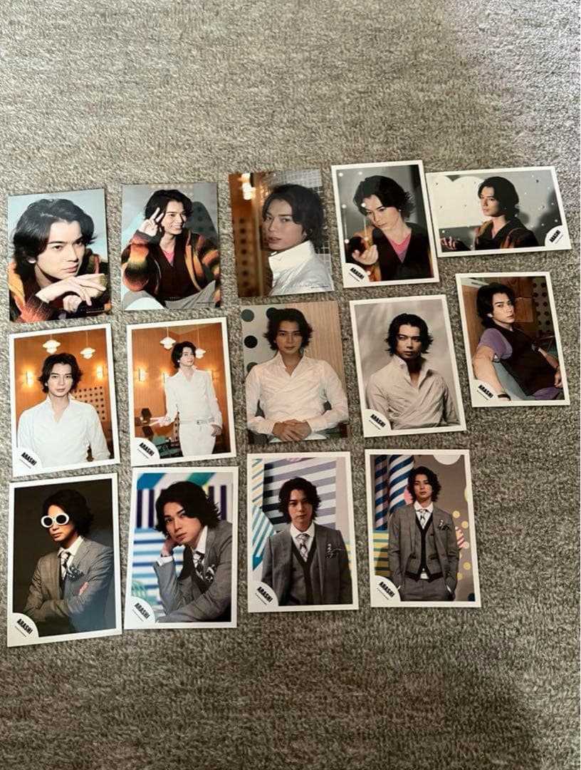 嵐 公式写真 フォトセット集合 大野智 櫻井翔 相葉雅紀 二宮和也 松本潤