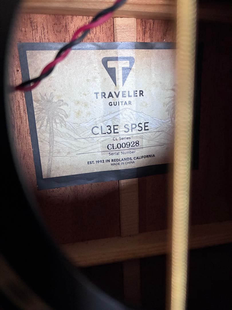 訳あり！TRAVELER GUITAR CL3E SPSE