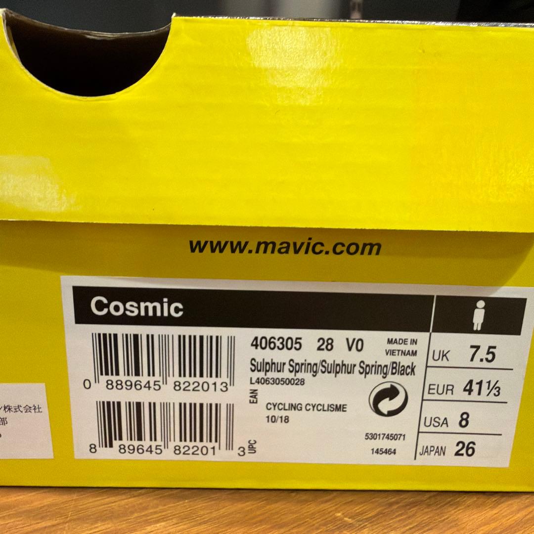 【新品】MAVIC COSMICロード用ビンディングシューズ 26cm
