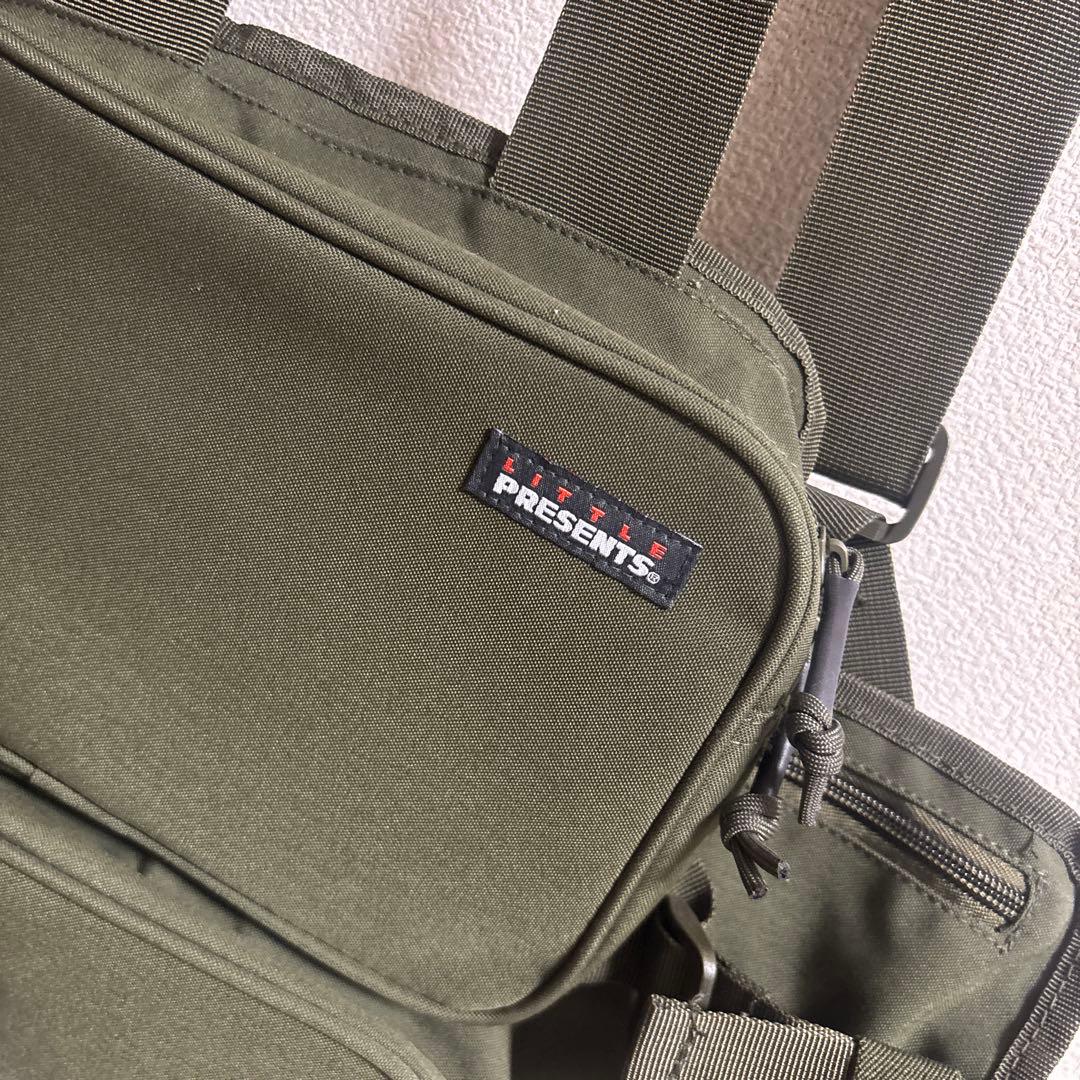 PRESENTS フィッシングベスト オリーブグリーン