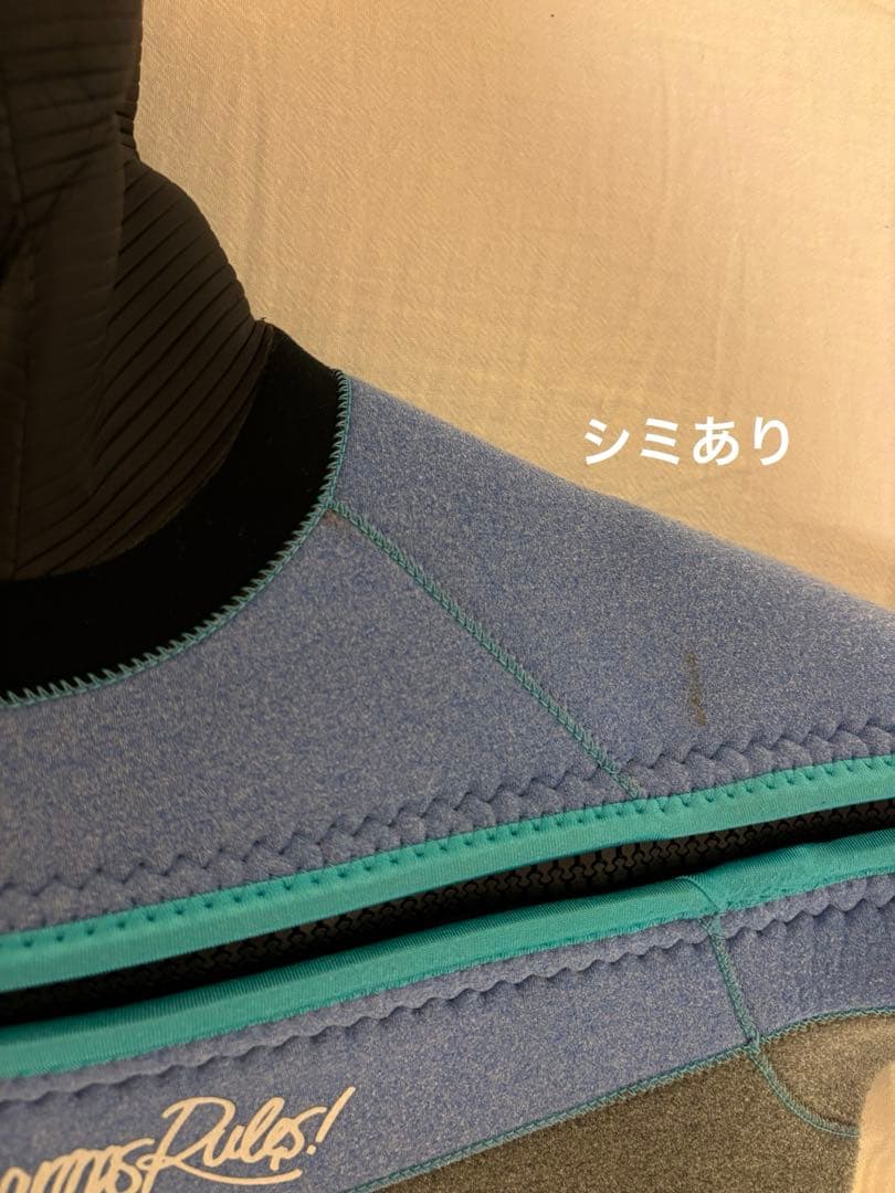 Proarmフルオーダーセミドライスーツ グレー 青