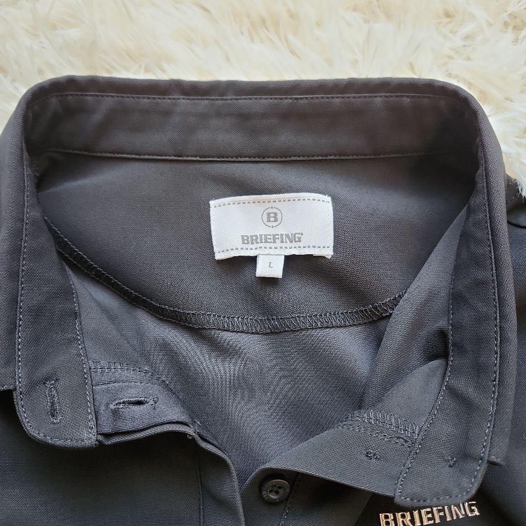 【極美品】BRIEFING GOLF　 ポロワンピース　ノースリーブ L