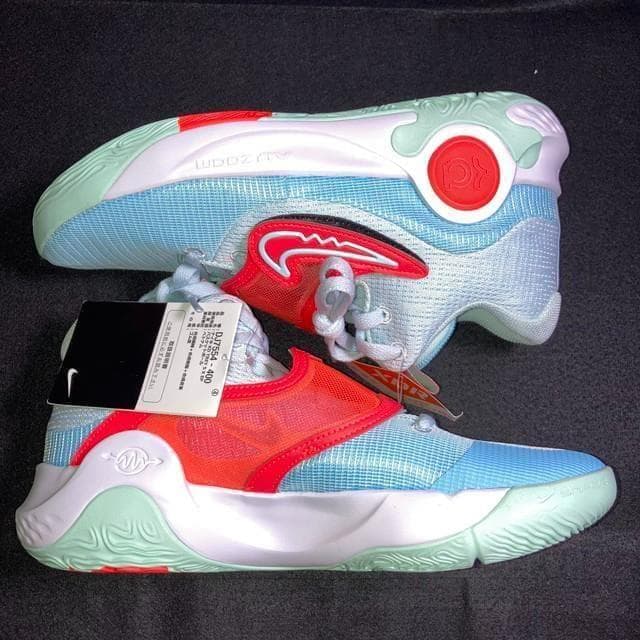 KD TREY 5 X 水色 ライトブルー 白 ホワイト レッド 26.5cm