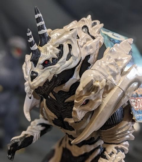 FWゴジラ・ガイガン・モンスターX（バンダイ）タグ付ソフビフィギュア３体セット