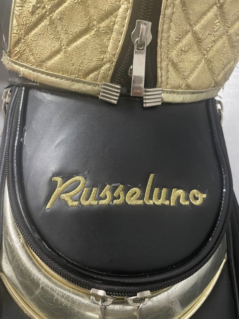 激レア　Rascaluno キャディバッグ　ルチャ　ブラック×ゴールド