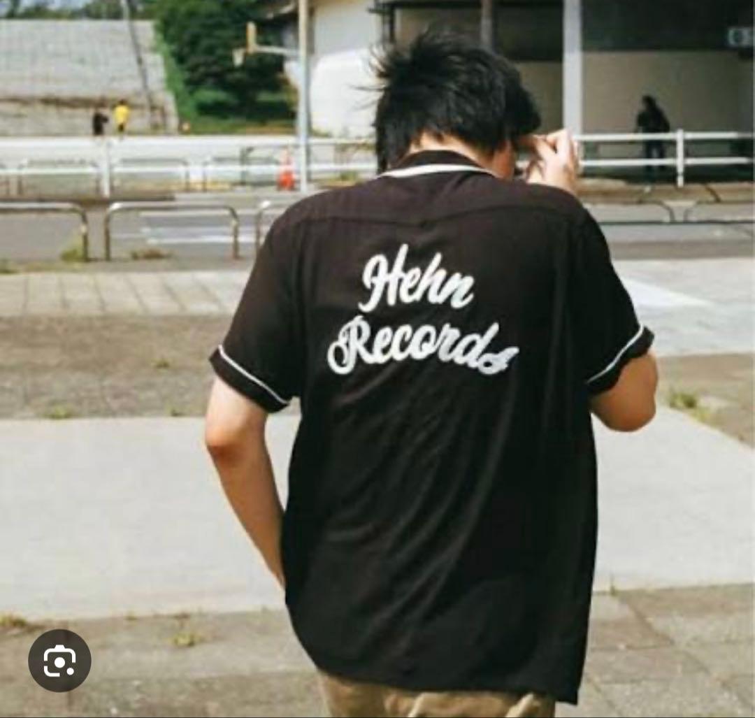 藤井風　ヘンレコユニフォーム　Hehn Records ボーリングシャツ M 黒