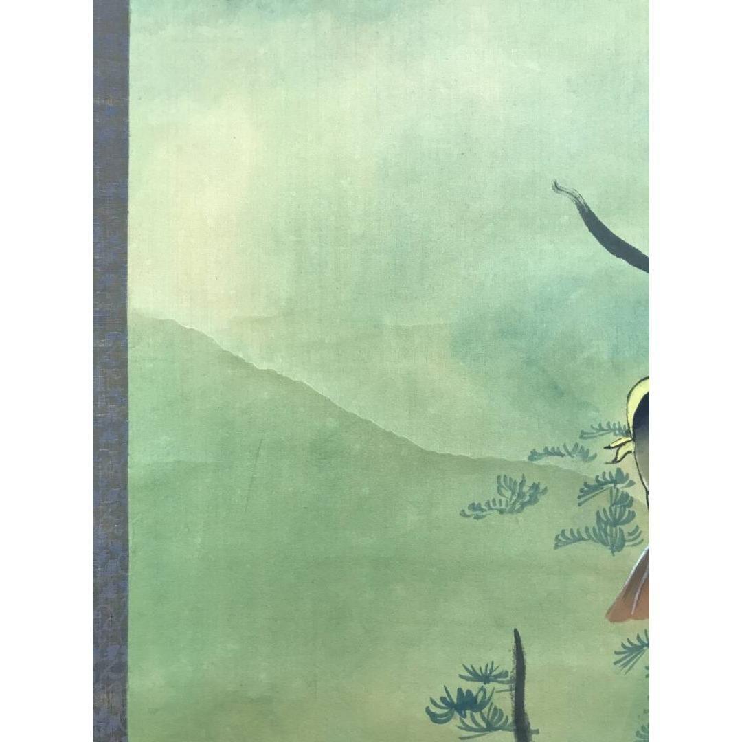 真作/作者不詳/鯉図/泳鯉/大幅/掛軸/名家伝来/AK-244