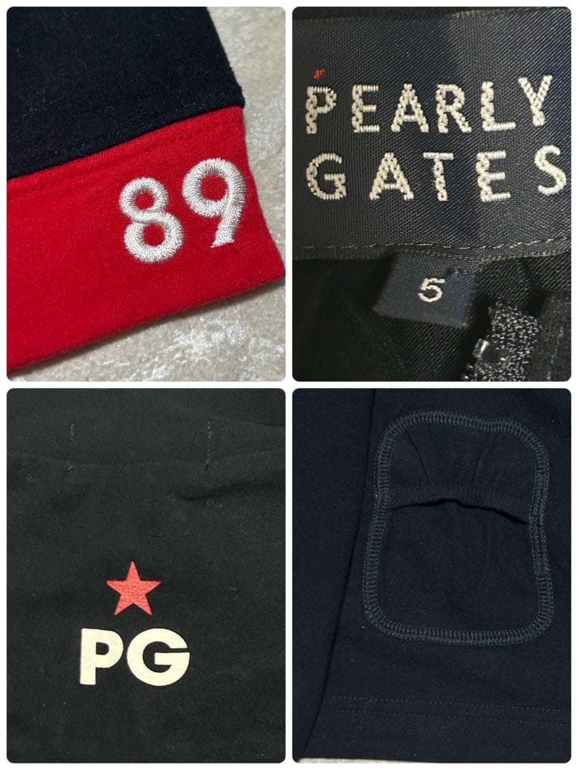 PEARLY GATES 長袖ハーフジップカットソー サイズ5