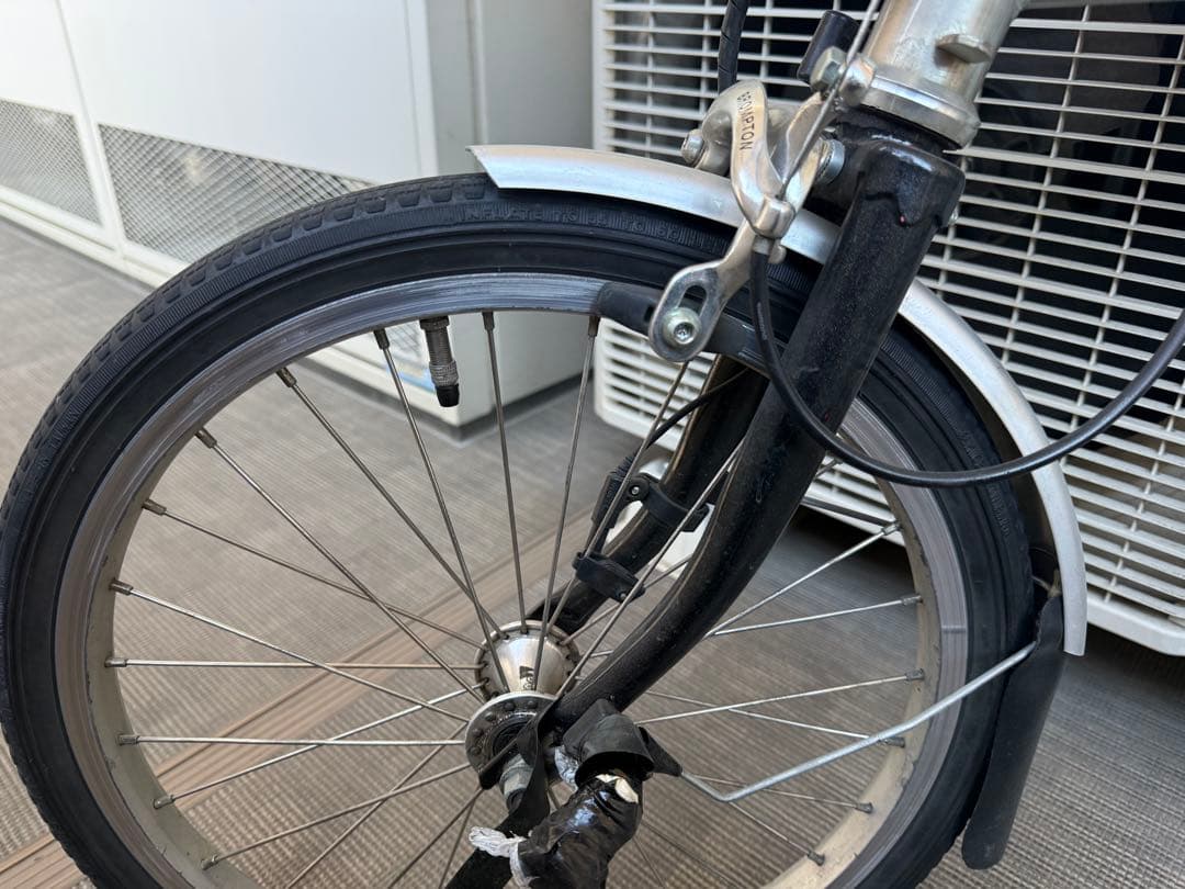 BROMPTON 台湾製　折りたたみ自転車 シルバー
