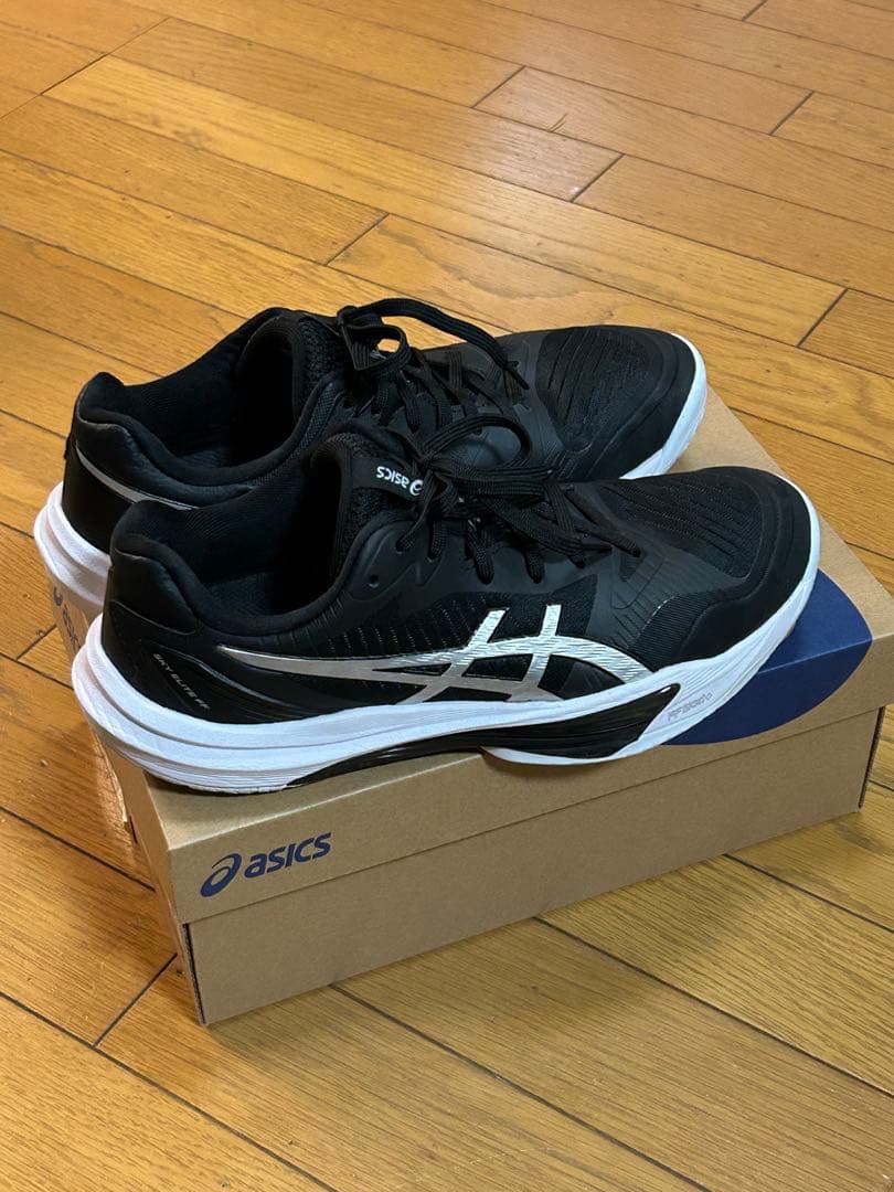 ASICS バレーボールシューズ ブラック/ホワイト 26.0cm