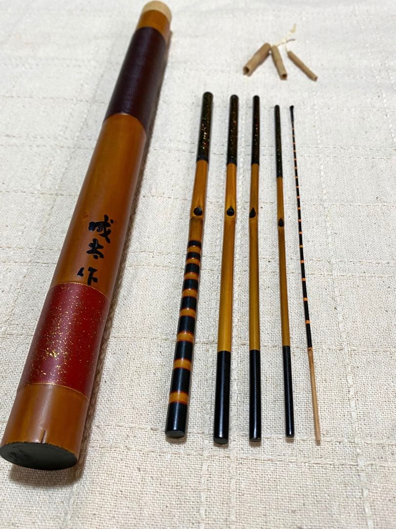 タナゴ竿　ふな釣り　竹竿　和竿　2本セット
