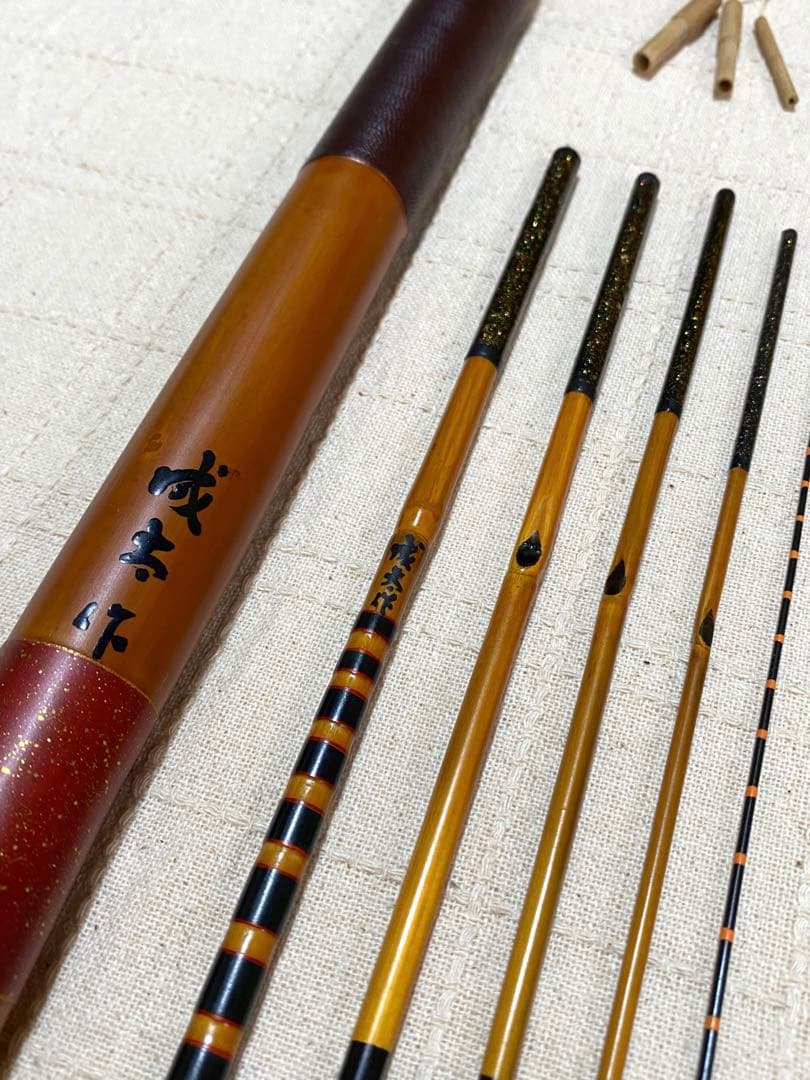 タナゴ竿　ふな釣り　竹竿　和竿　2本セット