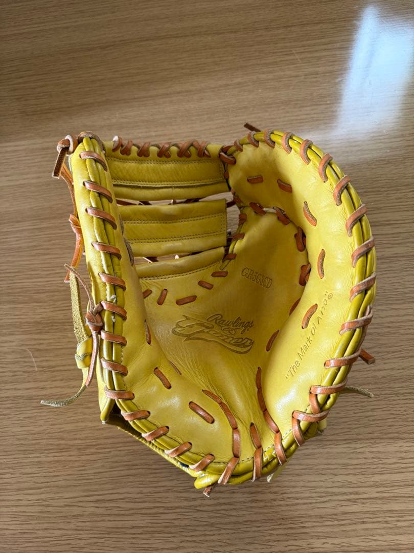 Rawlings 軟式グローブ イエロー　ファーストミット