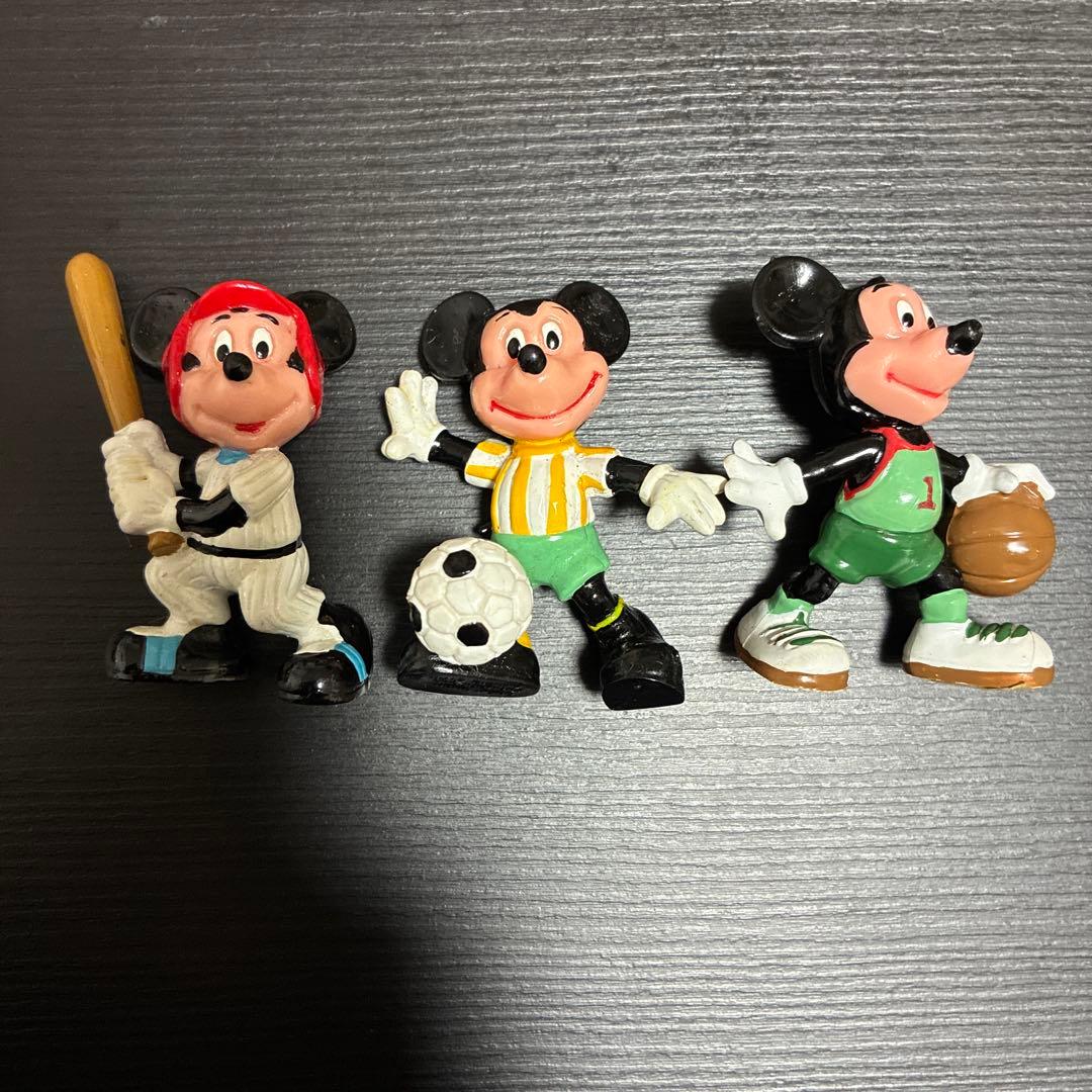 ディズニーランド ミッキー ミニー ドナルド フィギュア レトロ 15点