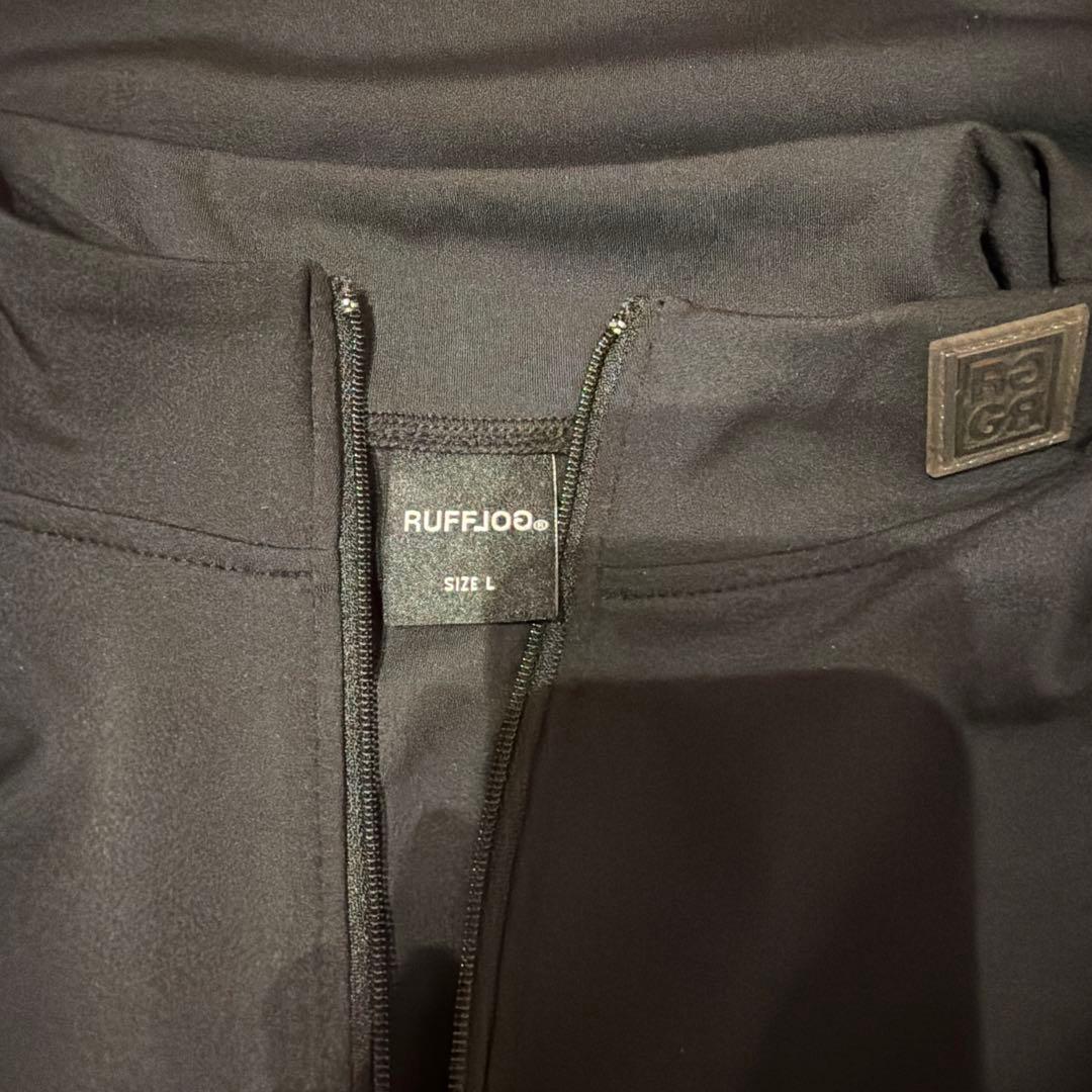 RUFFLOG ラフロッグ　ハーフジップ モックネックシャツ サイズL ブラック