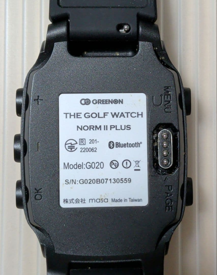 グリーンオン　ノルム2プラス　ゴルフGPSウォッチ　G020