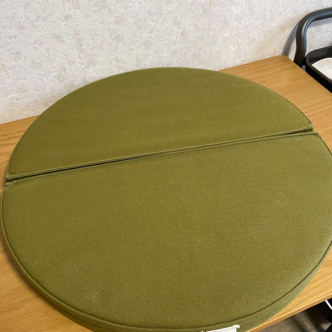 【2個セット】スノーピーク　ラウンジクッション グリーン 円形