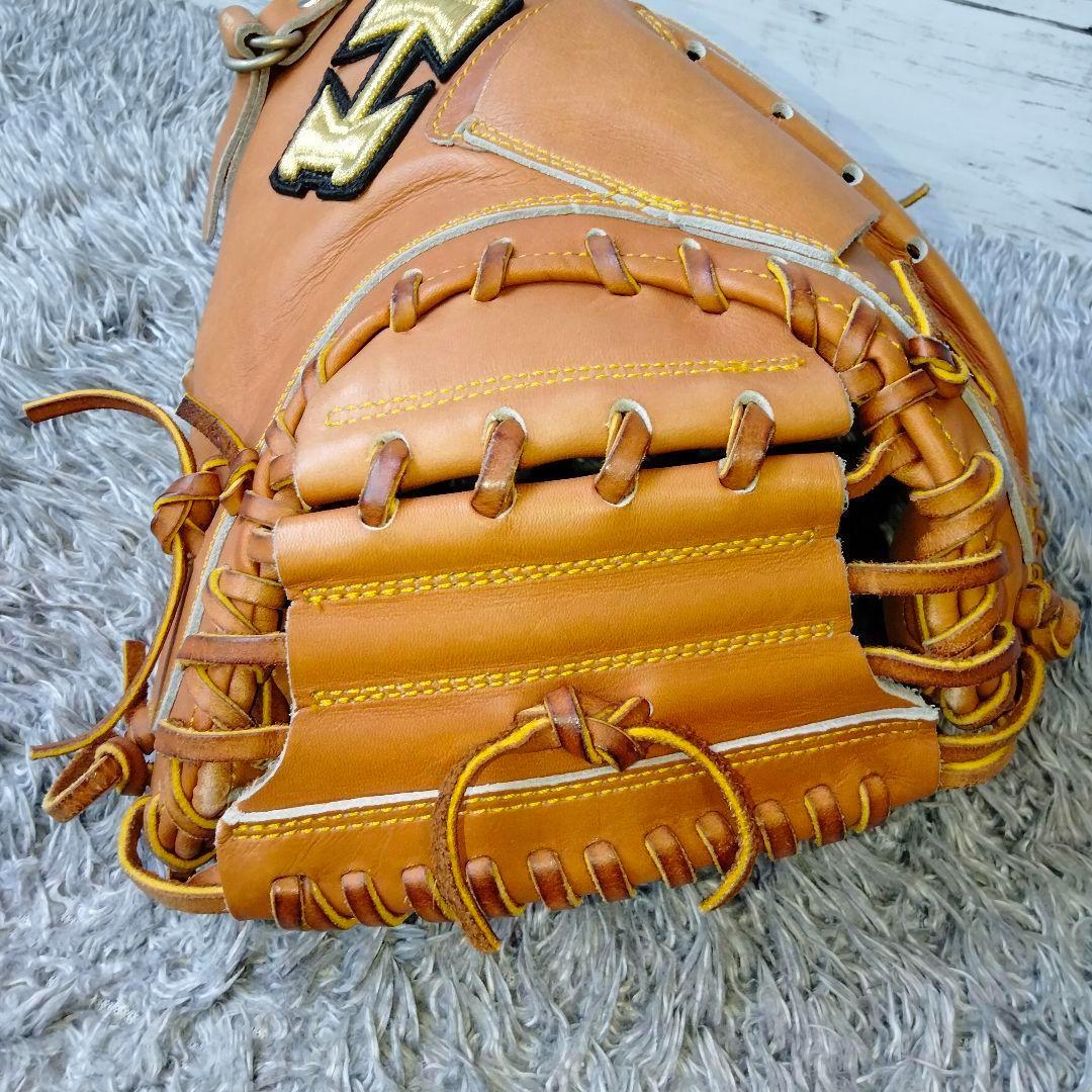 【未使用】ハイゴールド 一般硬式 キャッチャーミット スペシャルオーダー 右投げ