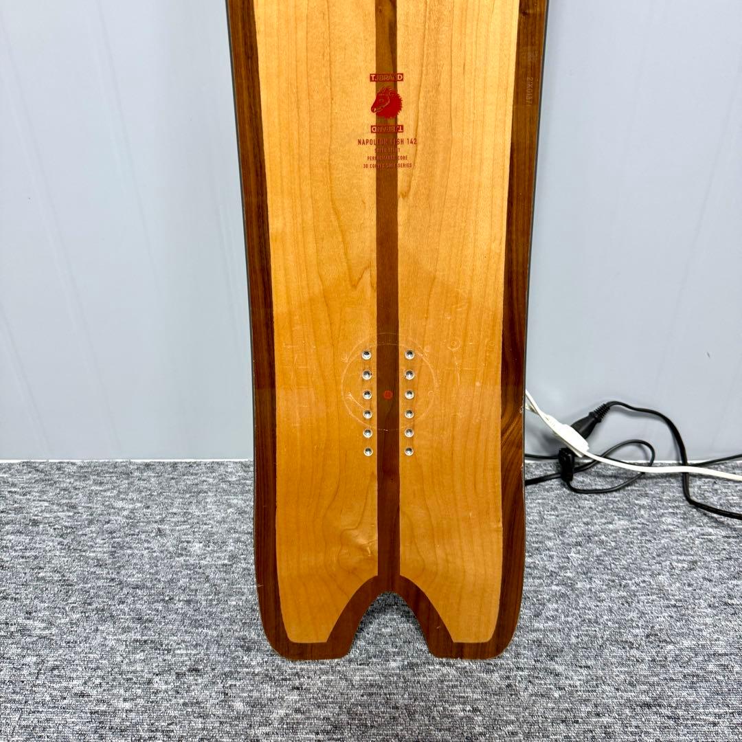 【超美品】TJ ナポレオン フィッシュ スノーボード 板 142cm ボード