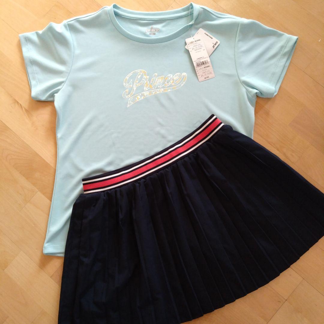 Prince　未使用タグ付Tシャツ➕️プリーツスコート