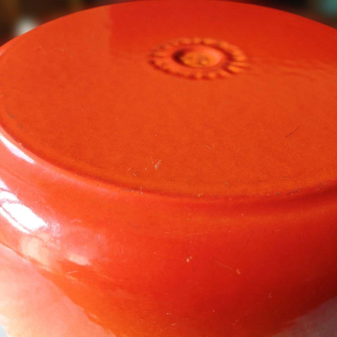 LE CREUSET オレンジ両手鍋　22cm