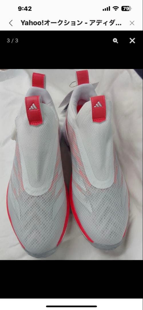 試し履きのみ〜新品同様 adidas ADIZERO ゴルフシューズ(女性用)