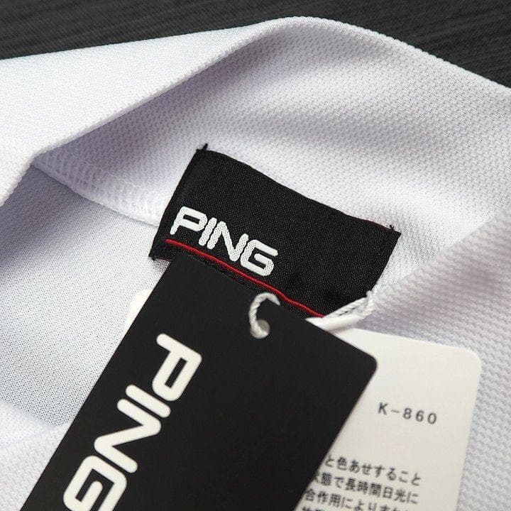 新品 PING ピン ゴルフ モックネック 半袖 ドッキング ワンピース M