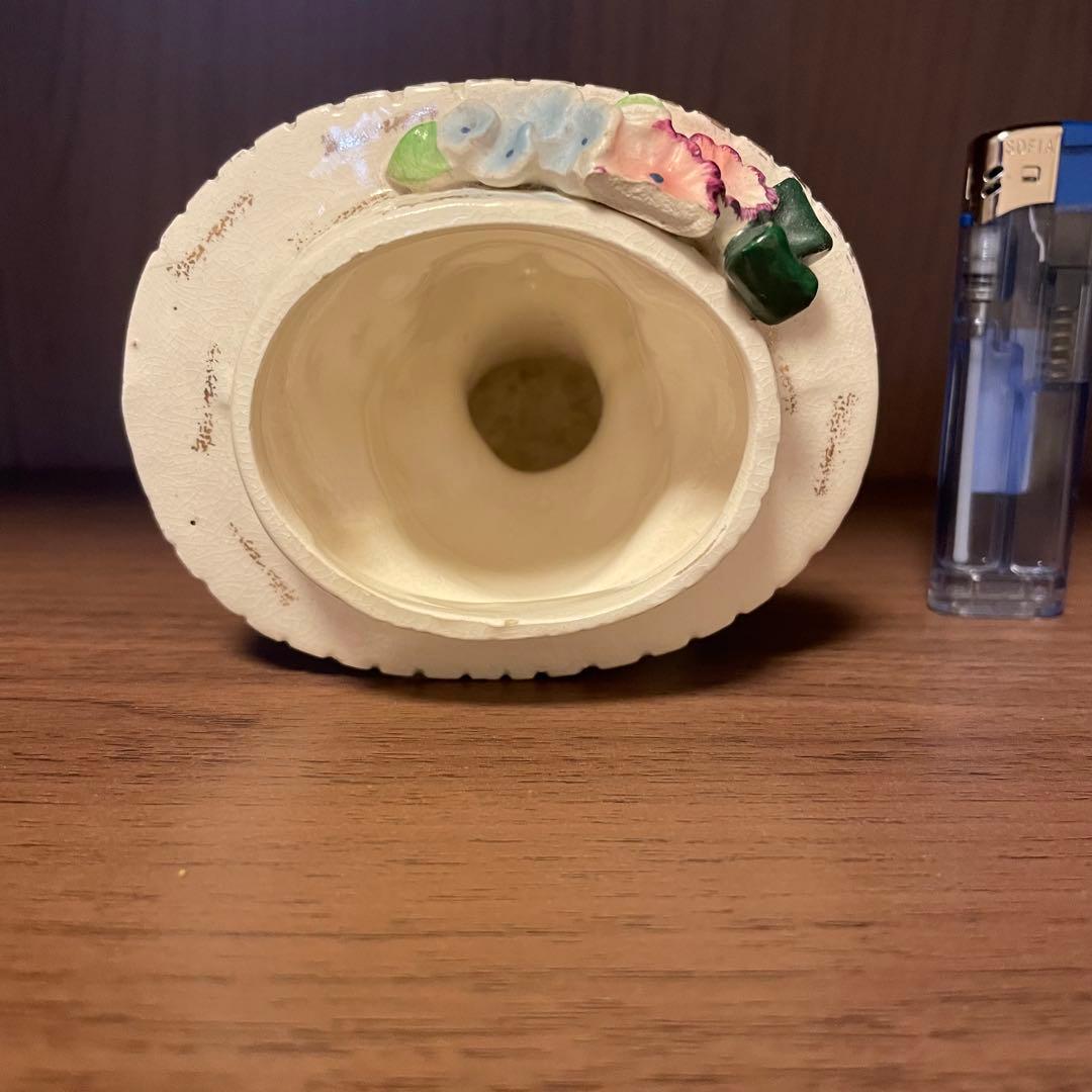 レディ　ヘッドベース　花瓶　フラワーベース　ビンテージ　ロカビリー　陶器