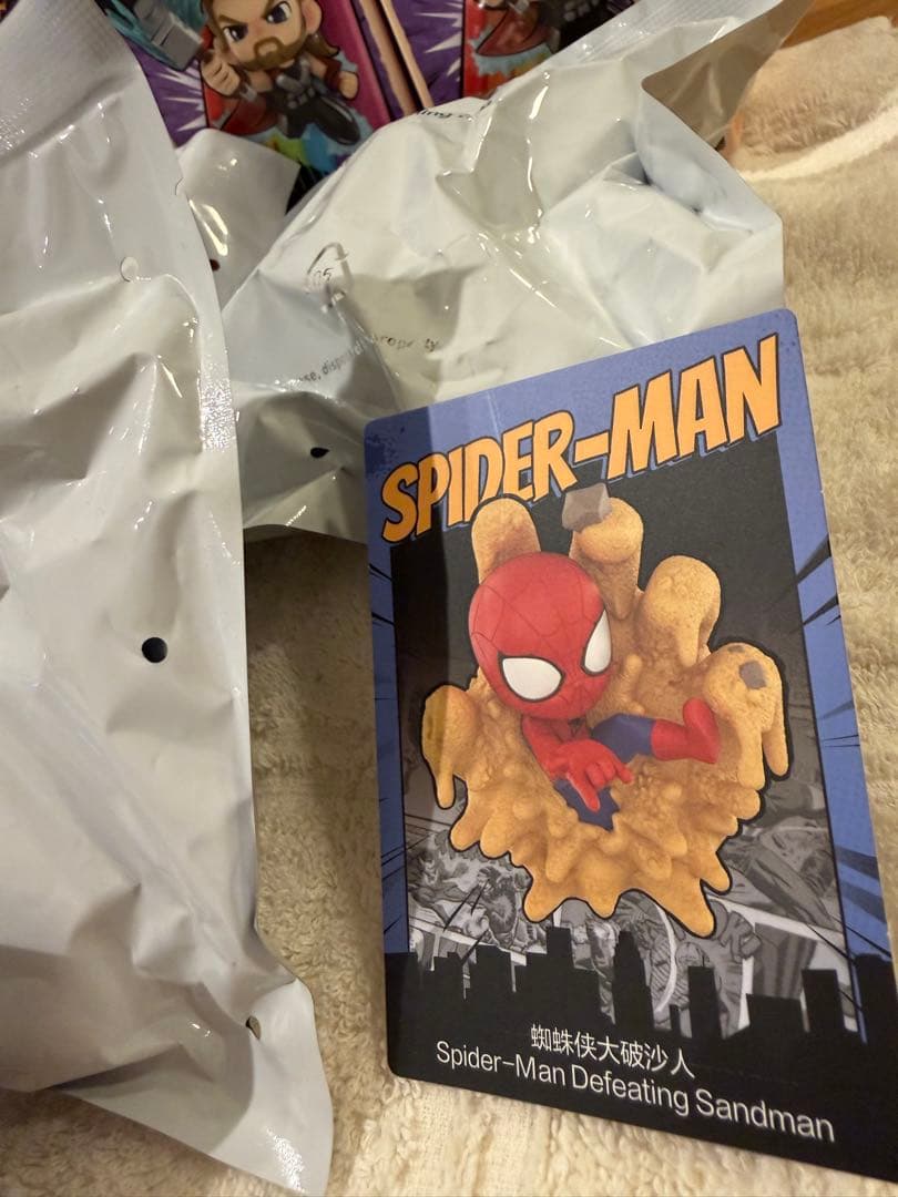 POP MART marvel ソー　スパイダーマン　キャプテンアメリカ　箱無