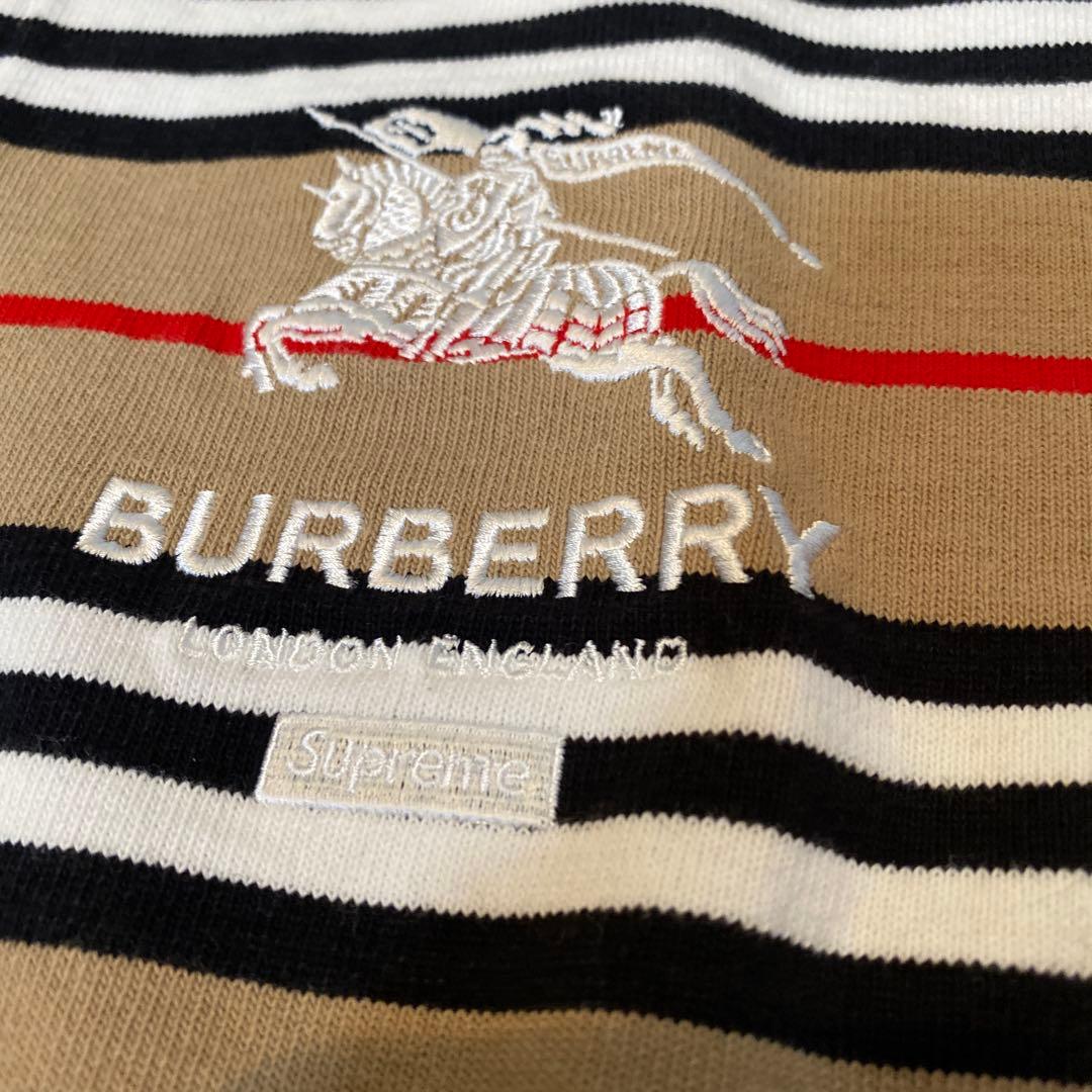 ⚠️激レア品⚠️ Supreme Burberry Rugby