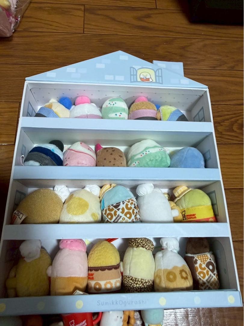 すみっこぐらしてのりぬいぐるみ　コレクション　ミスド31コラボ