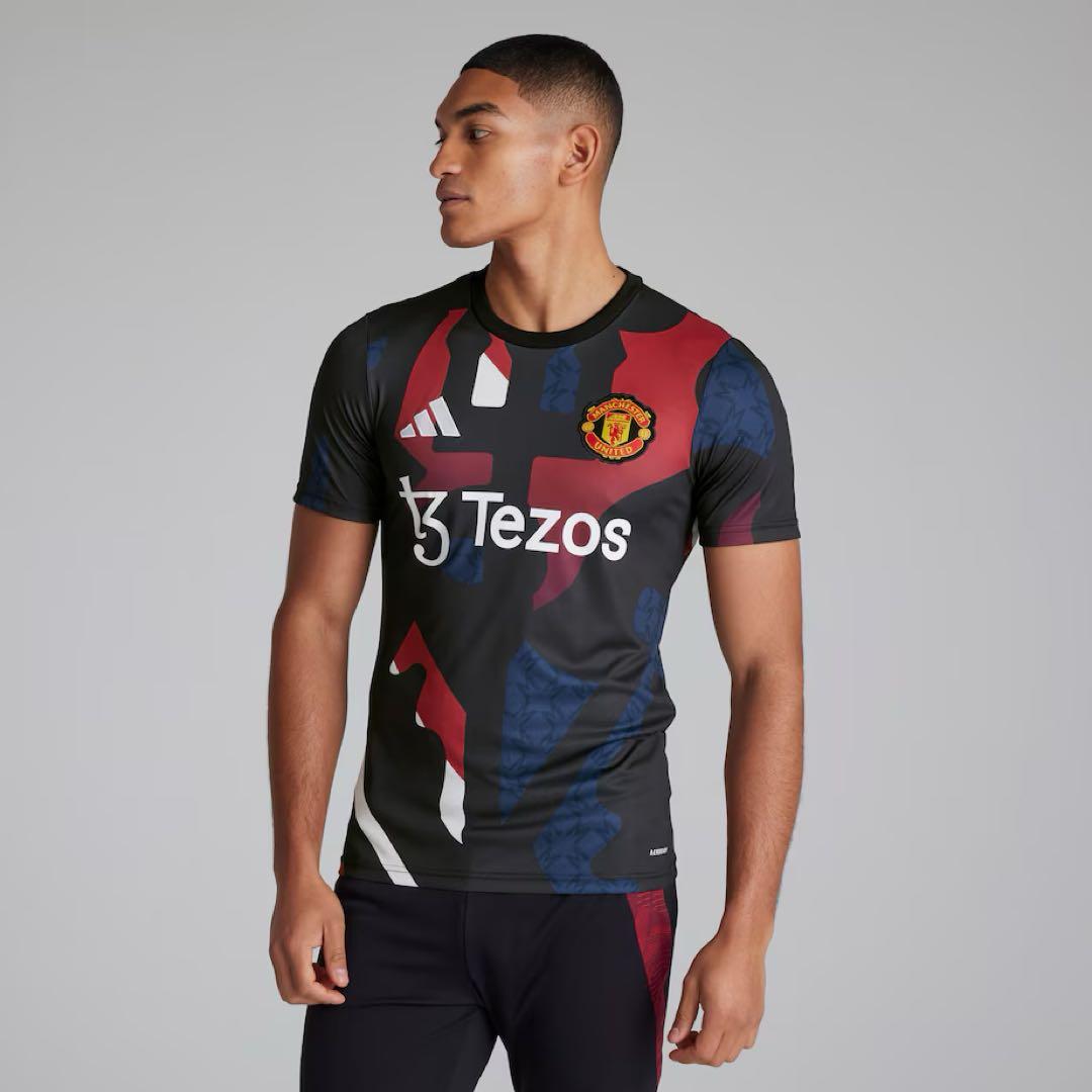 【新品タグ付き】24/25 マンチェスターユナイテッド　プレマッチシャツ　2xl