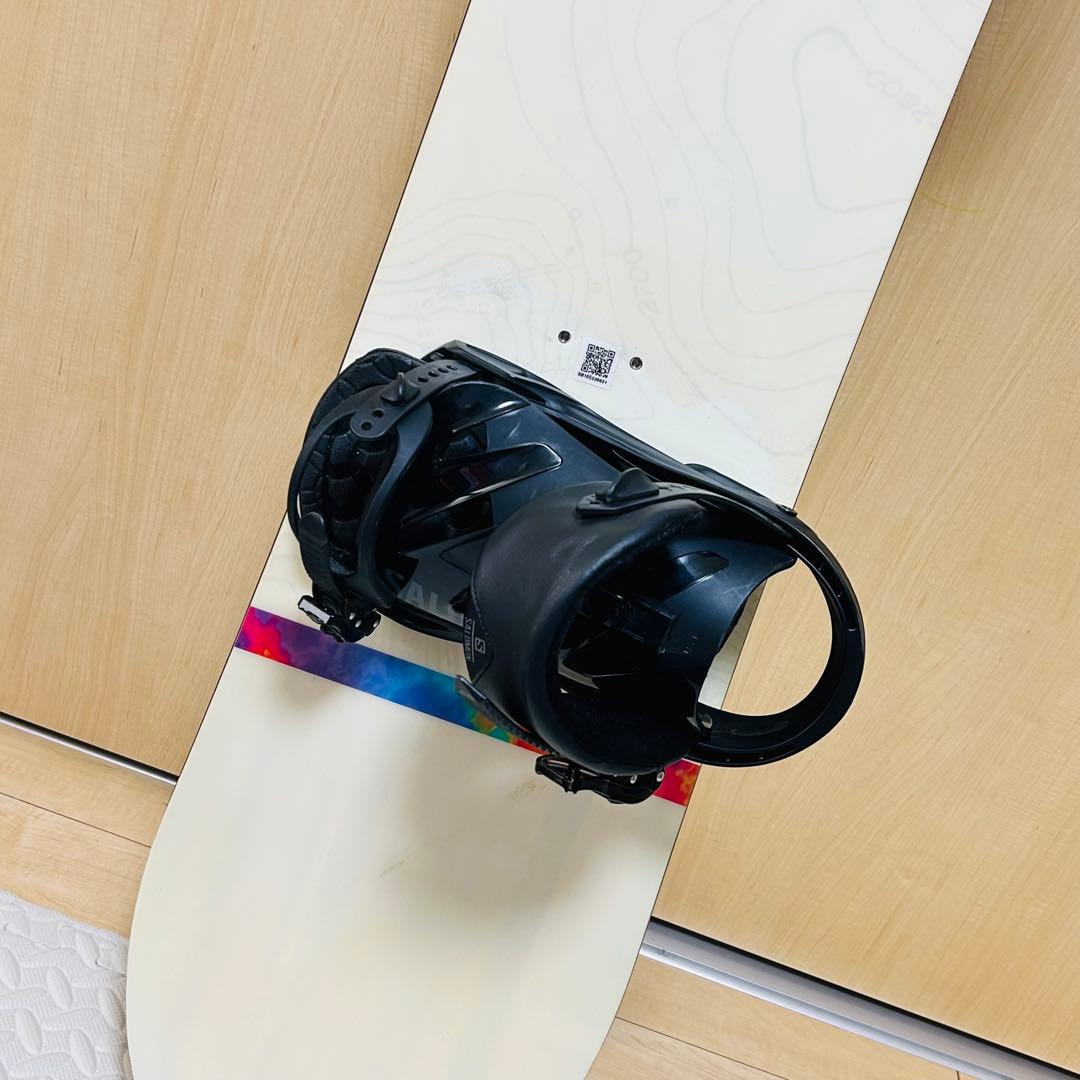 【美品】SALOMON FRONTIER スノーボード ビンディング付 Mサイズ