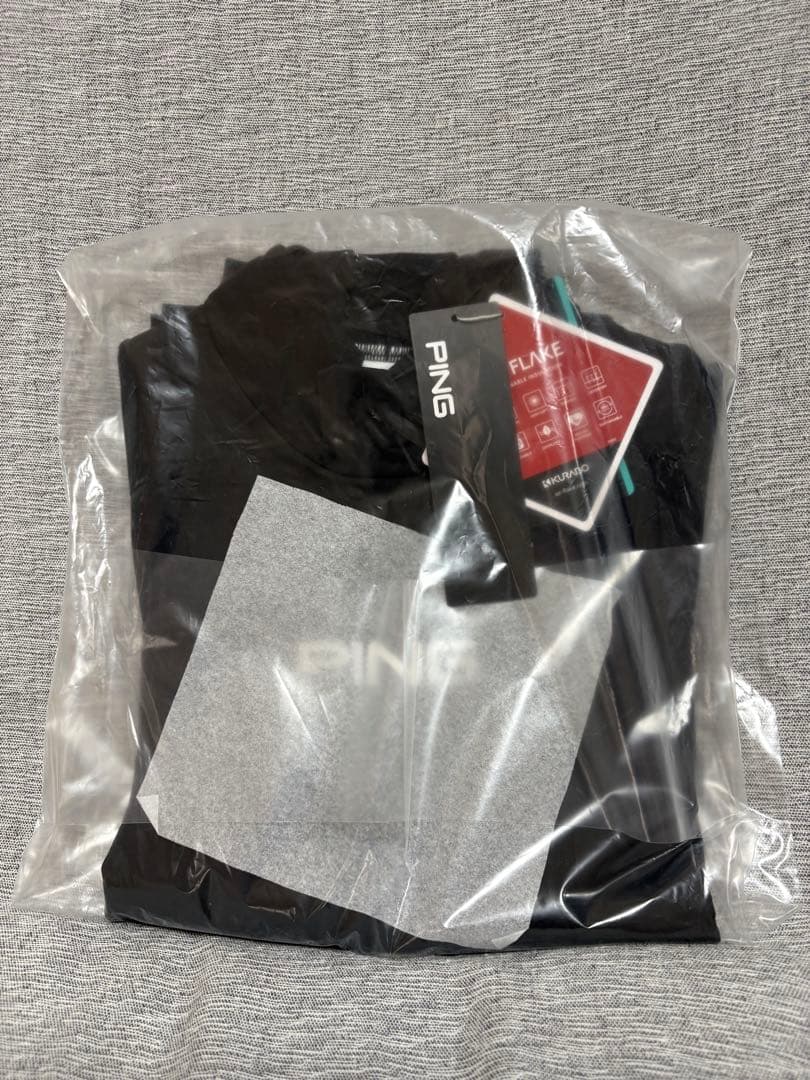 S ☆新品☆ PING エアーフレイクハイネックシャツ レディース　ブラック