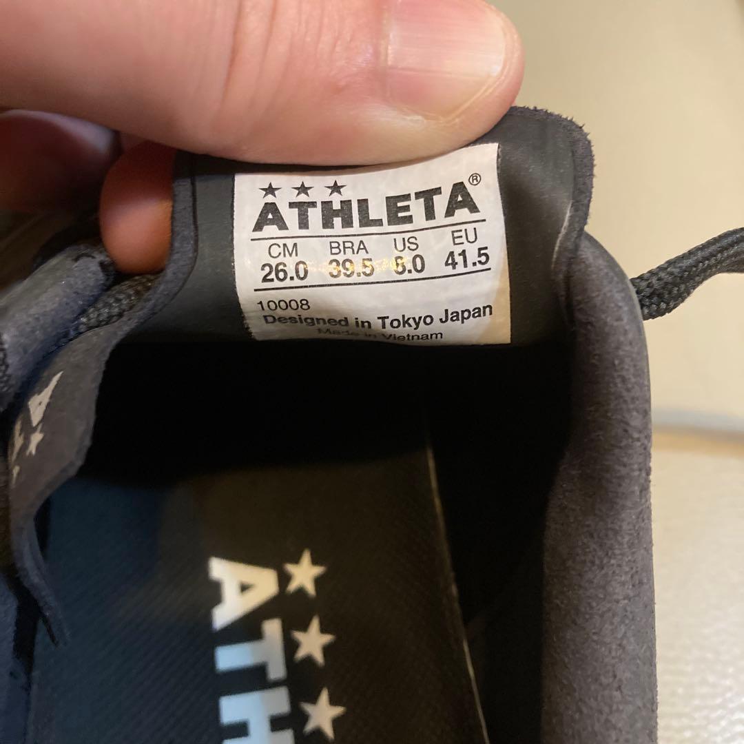 ATHLETA サッカーシューズ 26.0cm シューズケース付き