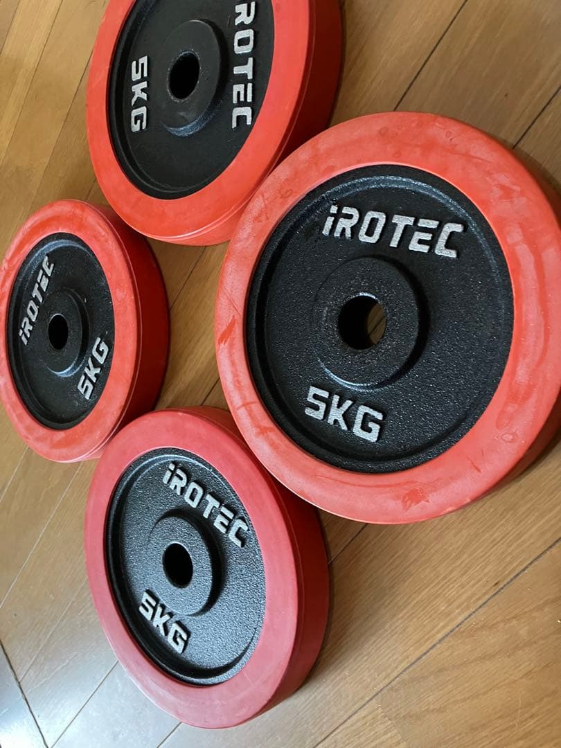 アイロテック　iROTEC 5kg ダンベルプレート 4枚セット